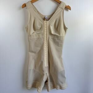 SHAPERX Stage 2 Faja Full Body Shaper Tummy Control BBL Post-Op Nude Beige Large